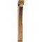 Ekena Millwork Thorton Traditional Smooth Bracket w/ Offset Brace, Western Red Cedar, 5 1/2"W x 46"D x 46"H BKT0604X46X46THR01SWR - alternate 4